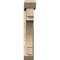 Ekena Millwork Merced Slat Rough Sawn Bracket w/ Offset Brace, Douglas Fir, 6"W x 30"D x 34"H BKT0604X30X34MRC06RDF - alternate 4